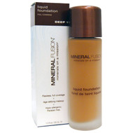 Mineral Fusion, Liquid Foundation, Deep 1, 1.0 fl oz (30 ml)
