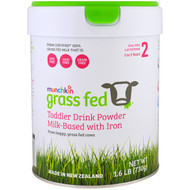 Munchkin, Grass Fed, Toddler Drink Powder, Milk-Based with Iron, 1 to 3 Years, 1.6 lb (730 g)