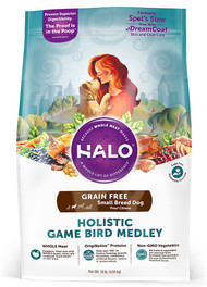 Halo Purely For Pets Spots Stew for Dogs Toy & Small Breed Turkey Duck & Pheasant - 10 lbs