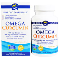 Nordic Naturals, Omega Curcumin, 1250 mg, 60 Soft Gels