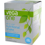 Vega (Sequel) Naturals, Vega One, Nutritional Shake, French Vanilla, 10 Packets, 1.3 oz (37.6 g) Each