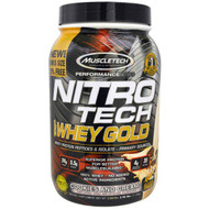 Muscletech, Nitro Tech, 100% Whey Gold, Cookies And Cream, 2.20 lbs (999 g)