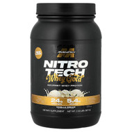 <img alt="MuscleTech, Nitro-Tech Whey Gold, Gourmet Whey Protein, Vanilla Cream, 2 lbs (907 g)" title="MuscleTech, Nitro-Tech Whey Gold, Gourmet Whey Protein, Vanilla Cream, 2 lbs (907 g),631656710472"