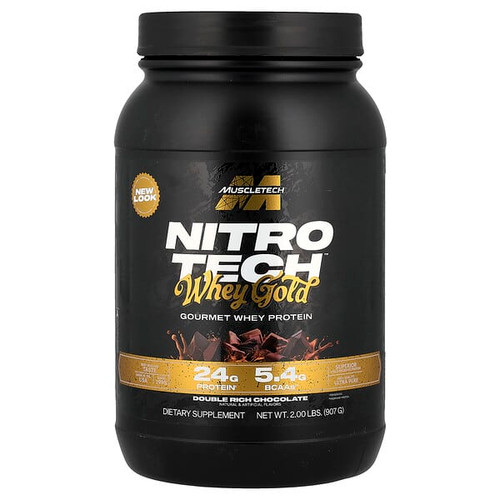 <img alt="MuscleTech, Nitro-Tech Whey Gold, Gourmet Whey Protein, Double Rich Chocolate, 2 lbs (907 g)" title="MuscleTech, Nitro-Tech Whey Gold, Gourmet Whey Protein, Double Rich Chocolate, 2 lbs (907 g),631656710458"