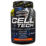 Muscletech, Cell Tech, The Most Powerful Creatine Formula, Orange, 3.00 lbs (1.36 kg)
