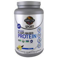 Garden of Life, Sport, Organic Plant-Based Protein, Refuel, Vanilla, 1.7 lbs (806 g)