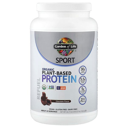 <img alt="Garden of Life, Sport, Organic Plant-Based Protein, Chocolate, 2 lb 0.17 oz (912 g)" title="Garden of Life, Sport, Organic Plant-Based Protein, Chocolate, 2 lb 0.17 oz (912 g),658010119412"