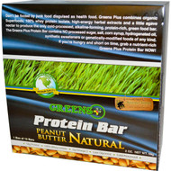 Greens Plus +plusbar Protein Natural -- 12 Bars