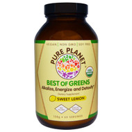 Pure Planet, Best of Greens, Sweet Lemon, 158 g