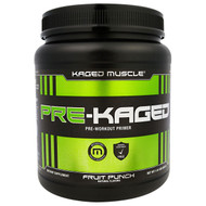 Kaged Muscle, Pre-Kaged, Pre-Workout Primer, Fruit Punch, 1.41 lbs (640 g)