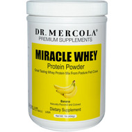 Dr. Mercola Miracle Whey Protein Powder Banana -- 1 lb