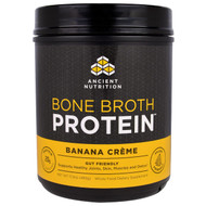 Dr. Axe, Ancient Nutrition, Bone Broth Protein, Banana Creme, 17.3 oz (490 g)