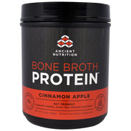 Dr. Axe, Ancient Nutrition, Bone Broth Protein, Cinnamon Apple, 17.4 oz (492 g)