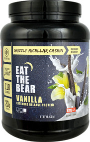 Eat The Bear Grizzly Micellar Casein Vanilla - 1.6 lbs
