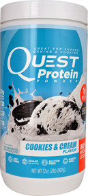 Quest Nutrition, Protein Powder, Cookies & Cream, 32 oz (907 g)