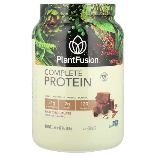 <img alt="PlantFusion, Complete Protein, Rich Chocolate, 2 lb (900 g)" title="PlantFusion, Complete Protein, Rich Chocolate, 2 lb (900 g),890985001969"