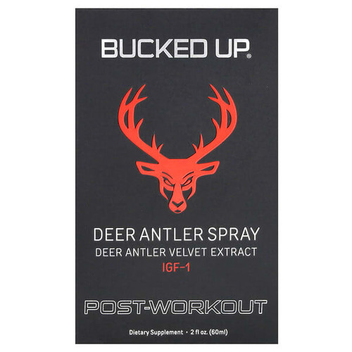 <img alt="Bucked Up, Deer Antler Spray, Post Workout, 2 oz (60 ml)" title="Bucked Up, Deer Antler Spray, Post Workout, 2 oz (60 ml),851005007064"