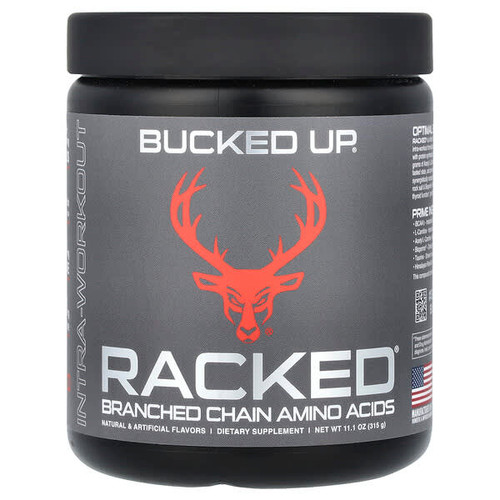 <img alt="Bucked Up, Racked BCAA, Blood Raz, 11.1 oz (315 g)" title="Bucked Up, Racked BCAA, Blood Raz, 11.1 oz (315 g),851005007163"