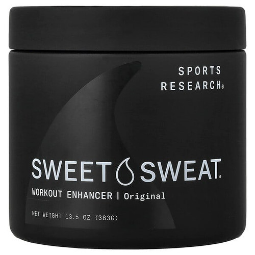 <img alt="Sports Research, Sweet Sweat, Workout Enhancer, Original, 13.5 oz (383 g)" title="Sports Research, Sweet Sweat, Workout Enhancer, Original, 13.5 oz (383 g),023249000075"