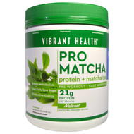 Vibrant Health, Pro Matcha, Protein + Matcha Tea, Natural, 14.85 oz (420.95 g)