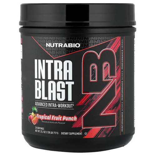 <img alt="NutraBio, Intra Blast, Advanced Intra-Workout, Tropical Fruit Punch, 1.58 lb (717 g)" title="NutraBio, Intra Blast, Advanced Intra-Workout, Tropical Fruit Punch, 1.58 lb (717 g),649908260101"