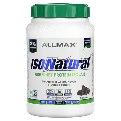 <img alt="ALLMAX, ISONatural, Pure Whey Protein Isolate, Chocolate, 2 lbs (907 g)" title="ALLMAX, ISONatural, Pure Whey Protein Isolate, Chocolate, 2 lbs (907 g),665553223216"