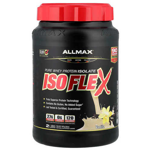 <img alt="ALLMAX, ISOFLEX, Pure Whey Protein Isolate, Vanilla, 2 lbs (907 g)" title="ALLMAX, ISOFLEX, Pure Whey Protein Isolate, Vanilla, 2 lbs (907 g),665553121222"