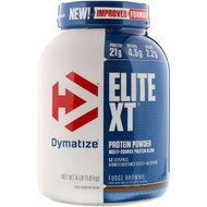 Dymatize Nutrition, Elite XT, Protein Powder, Fudge Brownie, 4 lb (1.8