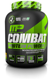 MusclePharm, Combat Protein Powder, Banana Cream, 4 lbs (1814 g)