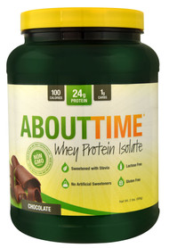 About Time Whey Protein Isolate Chocolate -- 2 lbs