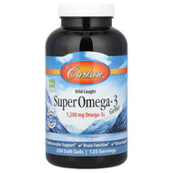 <img alt="Carlson, Wild Caught Super Omega-3 Gems, 250 Soft Gels" title="Carlson, Wild Caught Super Omega-3 Gems, 250 Soft Gels,088395015229"