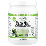 <img alt="Macrolife Naturals, Macro Meal, Ultimate Protein Powder, Vanilla, 21.7 oz (615 g)" title="Macrolife Naturals, Macro Meal, Ultimate Protein Powder, Vanilla, 21.7 oz (615 g),852434001784"