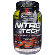 Muscletech, Nitro Tech, Whey Isolate + Lean Muscle Builder, Cookies and Cream, 2.00 lbs (907 g)