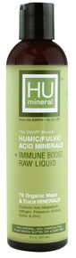 HU Mineral Humic-Fulvic Acid Minerals plus Immune Boost Raw Liquid -- 8 fl oz