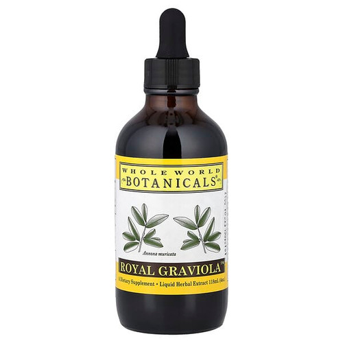 <img alt="Whole World Botanicals, Royal Graviola, 4 oz (118 ml)" title="Whole World Botanicals, Royal Graviola, 4 oz (118 ml),691195007815"