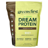 <img alt="Greens First, Dream Protein Whey, Rich Dutch Chocolate, 28.04 oz (795 g)" title="Greens First, Dream Protein Whey, Rich Dutch Chocolate, 28.04 oz (795 g),826106147773"