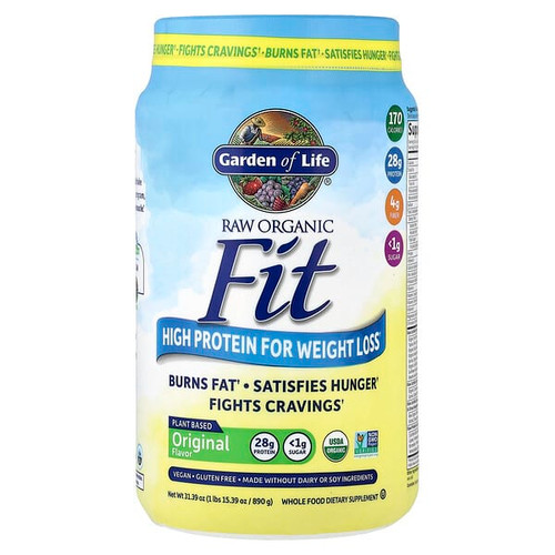<img alt="Garden of Life, RAW Organic Fit, High Protein for Weight Loss, Original, 1 lbs 15.39 oz (890 g)" title="Garden of Life, RAW Organic Fit, High Protein for Weight Loss, Original, 1 lbs 15.39 oz (890 g),658010120401"