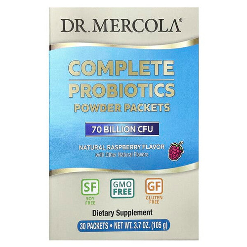 <img alt="Dr. Mercola, Complete Probiotics Powder Packets, Natural Raspberry , 70 Billion CFU, 30 Packets, 0.12 oz (3.5 g) Each" title="Dr. Mercola, Complete Probiotics Powder Packets, Natural Raspberry , 70 Billion CFU, 30 Packets, 0.12 oz (3.5 g) Each,813006017145"