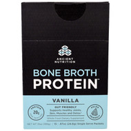 Ancient Nutrition Bone Broth Protein Vanilla -- 15 Packets