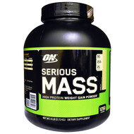 Optimum Nutrition, Serious Mass, Vanilla, 6 lb (2.72