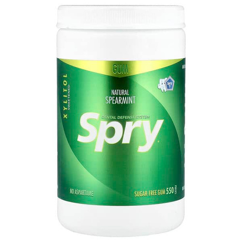 <img alt="Xlear, Spry, Chewing Gum, Natural Spearmint, Sugar Free, 550 Pieces" title="Xlear, Spry, Chewing Gum, Natural Spearmint, Sugar Free, 550 Pieces,700596000223"