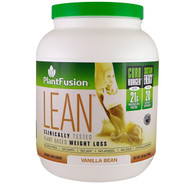 PlantFusion, Lean, Vanilla Bean, 29.6 oz (840 g)