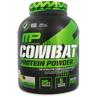 MusclePharm, Combat Protein Powder, Vanilla, 4 lbs (1814 g)