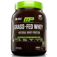 MusclePharm Natural, Grass-Fed Whey, Natural Whey Protein Powder Drink Mix, Chocolate, 2 lbs (910 g)