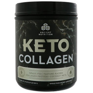 Dr. Axe / Ancient Nutrition, Keto Collagen, Collagen Protein + Coconut MCTs, 1.19 lbs (540 g)