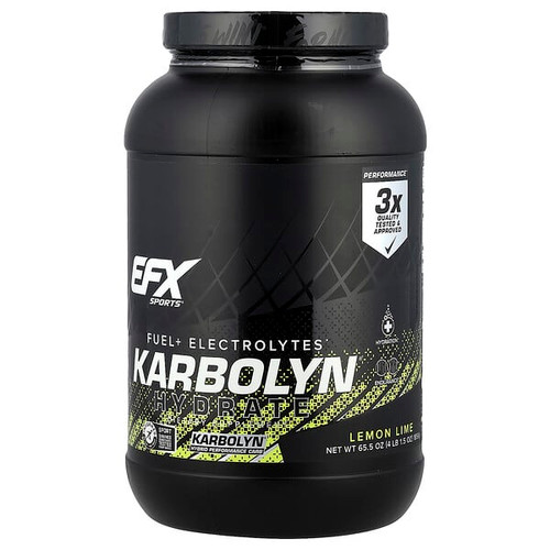 <img alt="EFX Sports, Karbolyn Hydrate, Lemon Lime, 4 lb 1.5 oz (1,856 g)" title="EFX Sports, Karbolyn Hydrate, Lemon Lime, 4 lb 1.5 oz (1,856 g),737190002636"