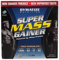 Dymatize Super Mass Gainer Rich Chocolate -- 12 lbs