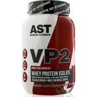 AST Sports Science, VP2, Whey Protein Isolate, Double Rich Chocolate, 2.07 lbs (937.6 g)