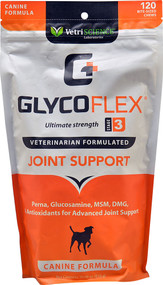 Vetri-Science Glyco-Flex Ultimate Strength Joint Support Canine Formula - 120 Chewables