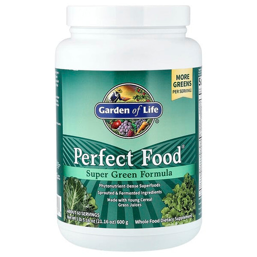 <img alt="Garden of Life, Perfect Food, Super Green Formula, 21.16 oz (600 g)" title="Garden of Life, Perfect Food, Super Green Formula, 21.16 oz (600 g),658010111607"